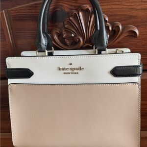kate spade Black, Cream, and Tan Satchel